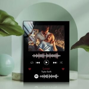 Personalized Spotify Code Plaque Custom Photo Anniversary gift