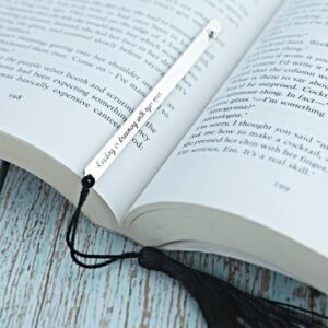 Personalized Engraved Text Metal Bookmarks