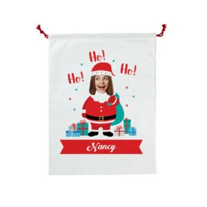 Personalised Santa Sack Large Christmas Gift Bag with Drawstring for Christmas Party Supplies