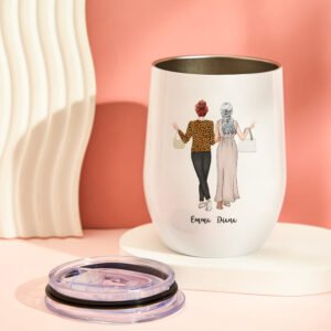 Custom Image Engraved Mugs Like Mother Like Daughter Gifts for Mom