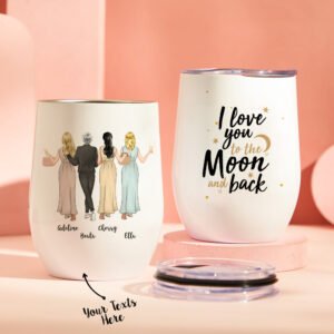 Custom Image Engraved Mugs Like Mother Like Daughter Gifts for Mom