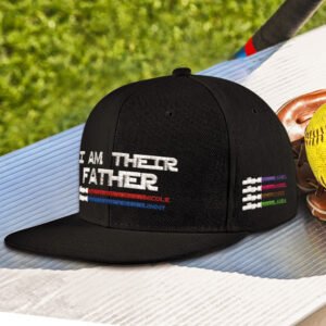 Personalized Light Saber I Am Their Father Baseball Cap Gifts for Father