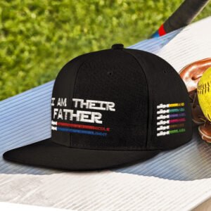 Personalized Light Saber I Am Their Father Baseball Cap Gifts for Father