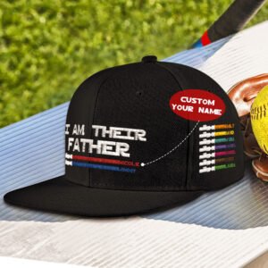 Personalized Light Saber I Am Their Father Baseball Cap Gifts for Father