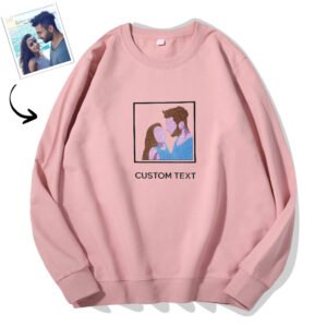 Custom Embroidered and Text Pattern Hoodie Comfortable Fit Trendy Fashion for Lover