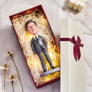 Modern Business Women Custom Bobbleheads With Engraved Text
