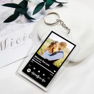 Custom Music Keychain NFC Creative Couple Gifts