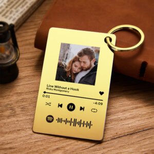 Custom Photo Scannable Spotify Code Music Plaque Valentine's Day Gifts