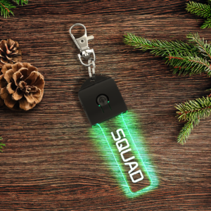 Custom Engraved Flash LED Light Keychain