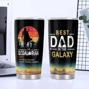 Best Dad Travel Mug 20oz Stainless Steel Insulated Travel Mug Father's Day Gift